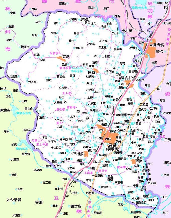 汤阴地图高清版最新